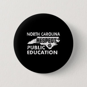 Nc Rot Für Ed Shirt Bildung North Carolina Lehre Button