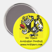 NC Tigers Magnet (Vorderseite/Rückseite)
