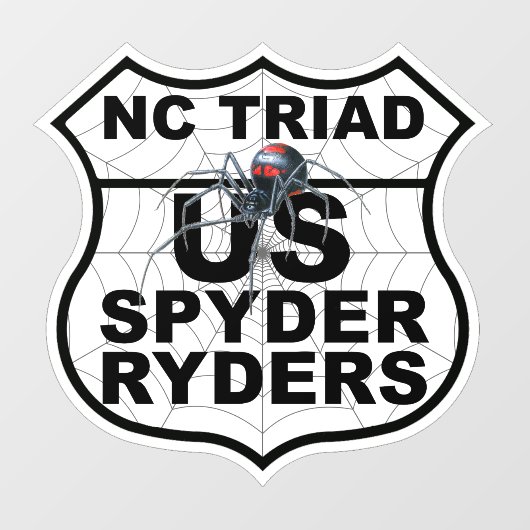 NC Triad Kapitel - Aufkleber Kapitel Logo (Blatt)