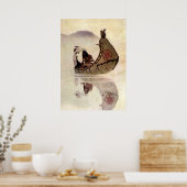 NC Wyeth Historische Malerei Hiawatha Poster (Küche)