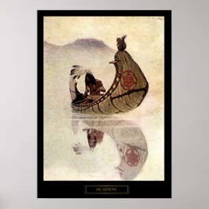NC Wyeth Historische Malerei Hiawatha Poster