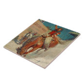 NC Wyeth Historisches Gemälde "The Rodeo" Fliese (Seite)