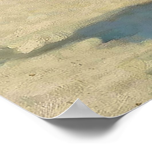 NC Wyeth Historisches Gemälde "The Rodeo" Poster (Ecke)