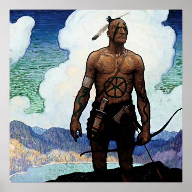 NC Wyeth Painting Last Of The Mohicans Poster Zazzle De   Nc Wyeth Painting Last Of The Mohicans Poster Rd773a6d340674114a91179d08f28bfc3 W2q 8byvr 630 