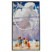 NC Wyeth The Giant Artwork Beach Coastal Kleine Geschenktüte (Rückseite)