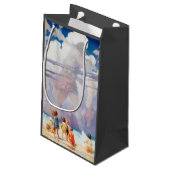 NC Wyeth The Giant Artwork Beach Coastal Kleine Geschenktüte (Rückseite Schrägansicht)