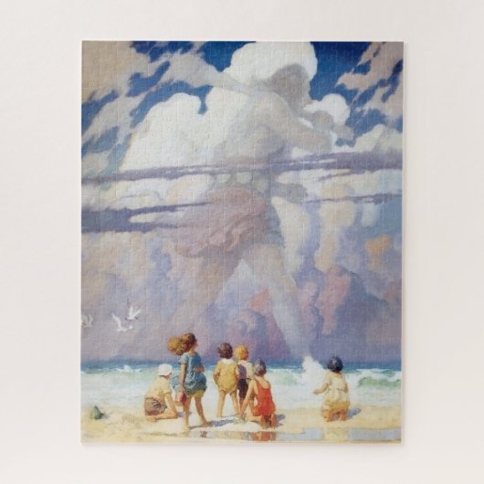 NC Wyeth The Giant Artwork Beach Coastal Puzzle (Vertikal)