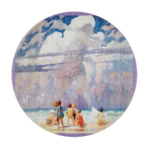 NC Wyeth The Giant Artwork Beach Coastal Schneidebrett
