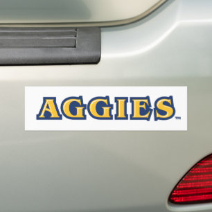 NCA&T Staat University   Aggies Wordmark Autoaufkleber