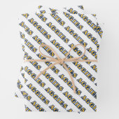 NCA&T Staat University | Aggies Wordmark Geschenkpapier Set (Beispiel)