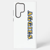 NCA&T Staat University | Aggies Wordmark Samsung Galaxy Hülle (Rückseite)