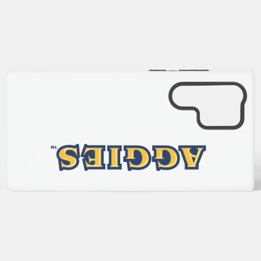 NCA&T Staat University | Aggies Wordmark Samsung Galaxy Hülle (Rückseite (Horizontal))