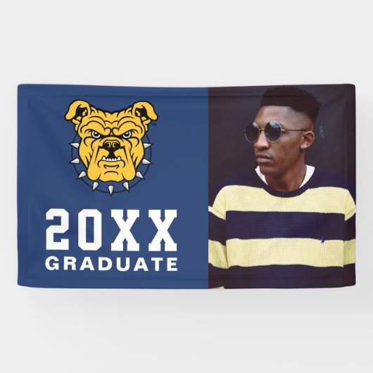 NCA&T Staat University | Bulldog Face Banner (Horizontal)