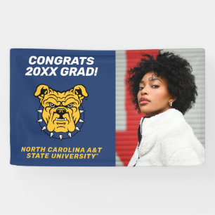 NCA&T Staat University   Bulldog Face Banner