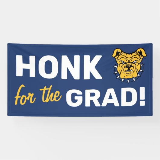 NCA&T Staat University | Bulldog Face Banner (Horizontal)