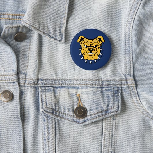 NCA&T Staat University | Bulldog Face Button (Beispiel)