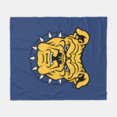 NCA&T Staat University | Bulldog Face Fleecedecke (Vorderseite (Horizontal))