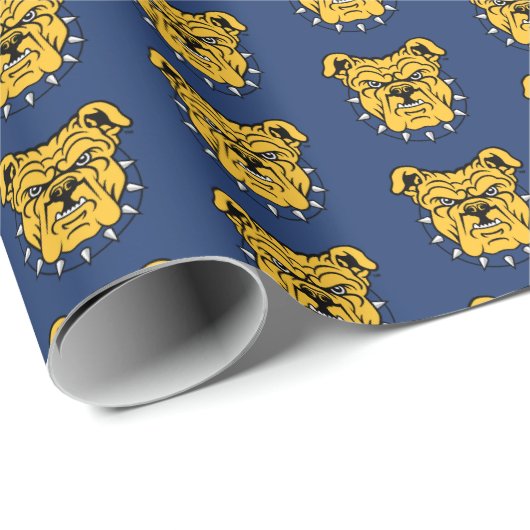 NCA&T Staat University | Bulldog Face Geschenkpapier (Rolleneckpunkt)