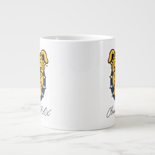NCA&T Staat University | Bulldog Face Jumbo-Tasse (Vorderseite)