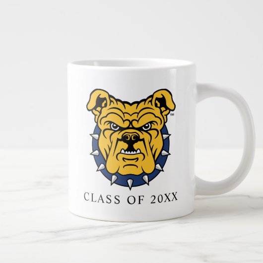 NCA&T Staat University | Bulldog Face Jumbo-Tasse (Rechts)