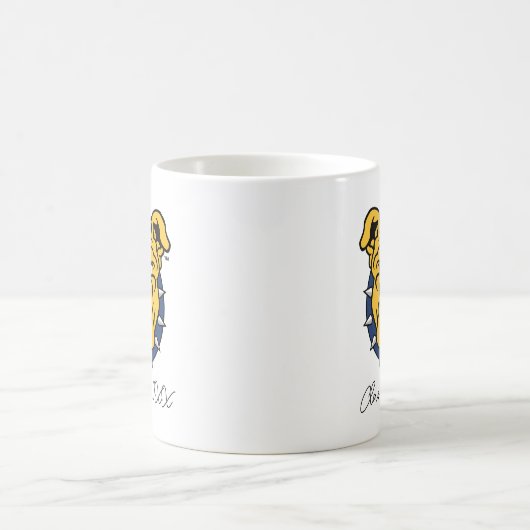 NCA&T Staat University | Bulldog Face Kaffeetasse (Mittel)
