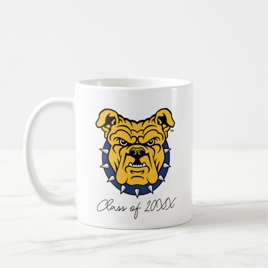 NCA&T Staat University | Bulldog Face Kaffeetasse (Links)