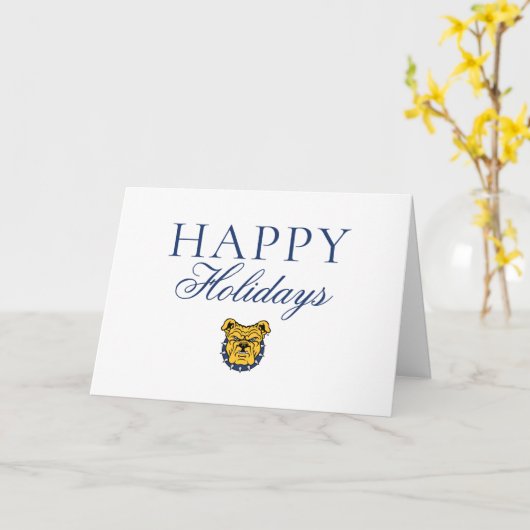 NCA&T Staat University | Bulldog Face Karte (Gelbe Blume)