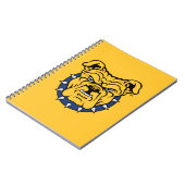 NCA&T Staat University | Bulldog Face Notizblock (Linke Seite)