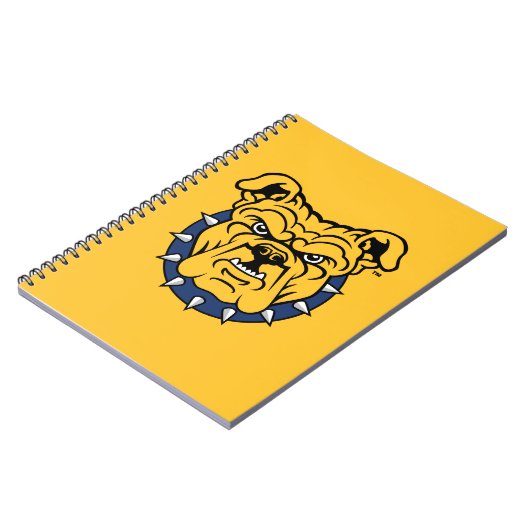 NCA&T Staat University | Bulldog Face Notizblock (Linke Seite)