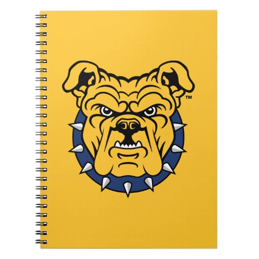 NCA&T Staat University | Bulldog Face Notizblock (Vorderseite)