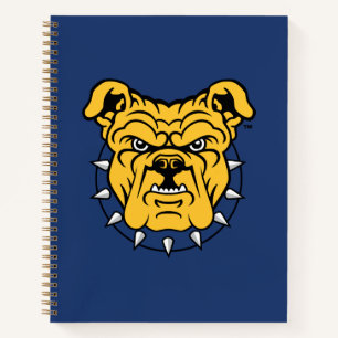 NCA&T Staat University   Bulldog Face Notizblock