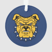NCA&T Staat University | Bulldog Face Ornament (Rückseite)