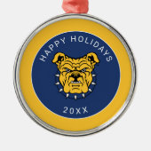 NCA&T Staat University | Bulldog Face Ornament Aus Metall (Vorne)