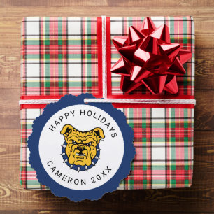 NCA&T Staat University   Bulldog Face Ornament Karte