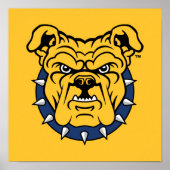 NCA&T Staat University | Bulldog Face Poster (Vorne)