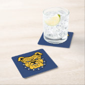 NCA&T Staat University | Bulldog Face Rechteckiger Pappuntersetzer (Vor Ort)