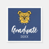 NCA&T Staat University | Bulldog Face Serviette (Vorderseite)