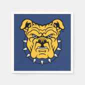 NCA&T Staat University | Bulldog Face Serviette (Vorderseite)