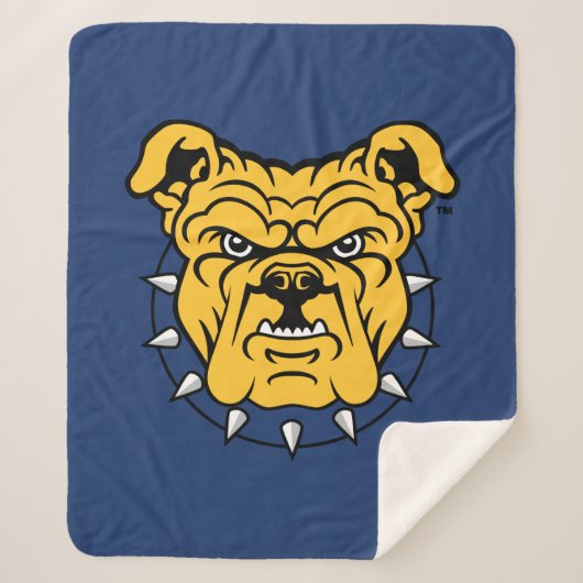 NCA&T Staat University | Bulldog Face Sherpadecke (Vorderseite)