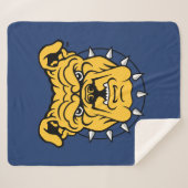NCA&T Staat University | Bulldog Face Sherpadecke (Vorderseite (Horizontal))