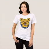 NCA&T Staat University | Bulldog Face Tri-Blend Shirt (Vorderseite voll)