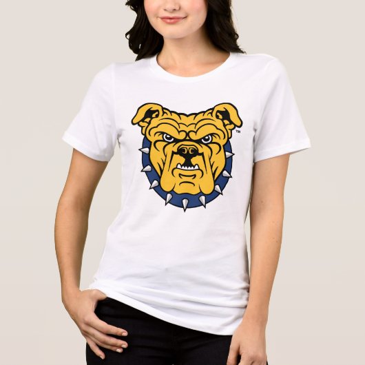NCA&T Staat University | Bulldog Face Tri-Blend Shirt (Vorderseite)