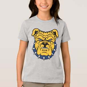 NCA&T Staat University   Bulldog Face Tri-Blend Shirt