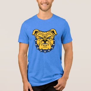 NCA&T Staat University Bulldog Face Tri-Blend Shirt