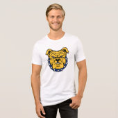NCA&T Staat University | Bulldog Face Tri-Blend Shirt (Vorderseite voll)