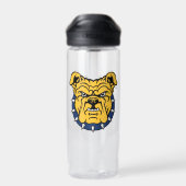 NCA&T Staat University | Bulldog Face Trinkflasche (Rückseite)