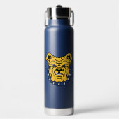NCA&T Staat University | Bulldog Face Trinkflasche (Vorderseite)