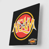 NCAM-Workshop-Uhr Quadratische Wanduhr (Winkel)