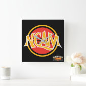 NCAM-Workshop-Uhr Quadratische Wanduhr (Zuhause)