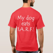 NCD dunkles BARF T-Shirt (Rückseite)